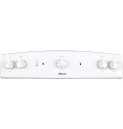 Hotpoint 30-in 4 Burners 5-cu ft Freestanding Electric Range (White)