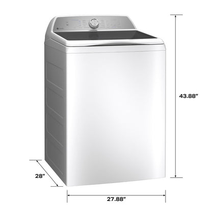 GE Profile PTW600BSRWS  ENERGY STAR 5.0 cu. ft. Capacity Washer with Smarter Wash Technology and FlexDispense