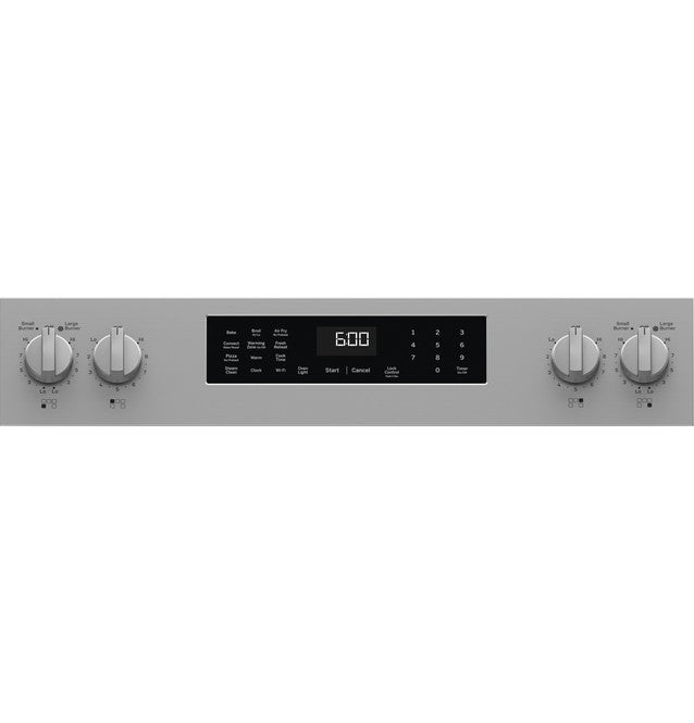GE GRF600AVSS 30" Free-Standing Electric Convection Range with No Preheat Air Fry and EasyWashâ„¢ Oven Tray