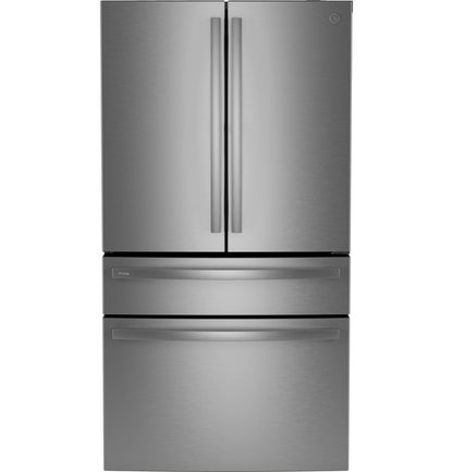 GE Profile PGE29BYTFS  ENERGY STAR 28.7 Cu. Ft. Smart Fingerprint Resistant 4-Door French-Door Refrigerator With Dual-Dispense AutoFill Pitcher