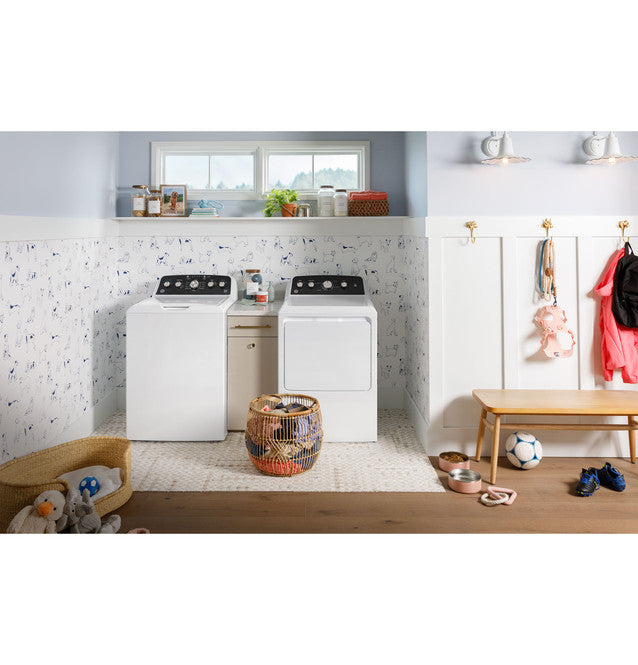 GE GTW485ASWWB 4.5 cu. ft. Capacity Washer with Stainless Steel Basket, Cold Plus and Wash Boost