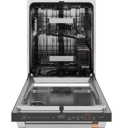 Cafe CDT858P2VS1 CustomFit ENERGY STAR Stainless Interior Smart Dishwasher with Ultra Wash Top Rack and Dual Convection Ultra Dry, 44 dBA