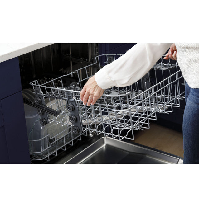 GE GDT550PYRFS ENERGY STAR Top Control with Plastic Interior Dishwasher with Sanitize Cycle & Dry Boost