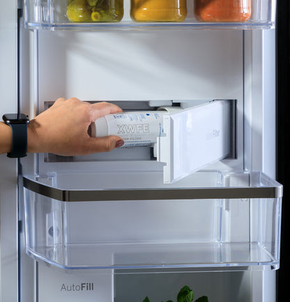 GE Profile PAD28BYTFS  ENERGY STAR 28.4 Cu. Ft. Quad-Door Refrigerator with Dual-Dispense AutoFill Pitcher and Door in Door